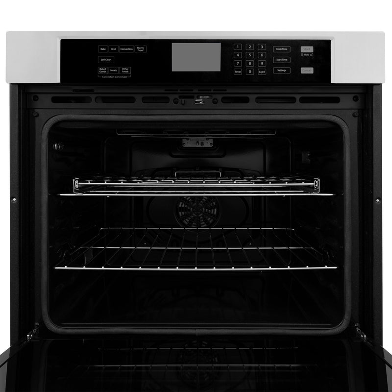 ZLINE 30 in. Professional Electric Single Wall Oven with Self Clean and True Convection in Stainless Steel (AWS-30)