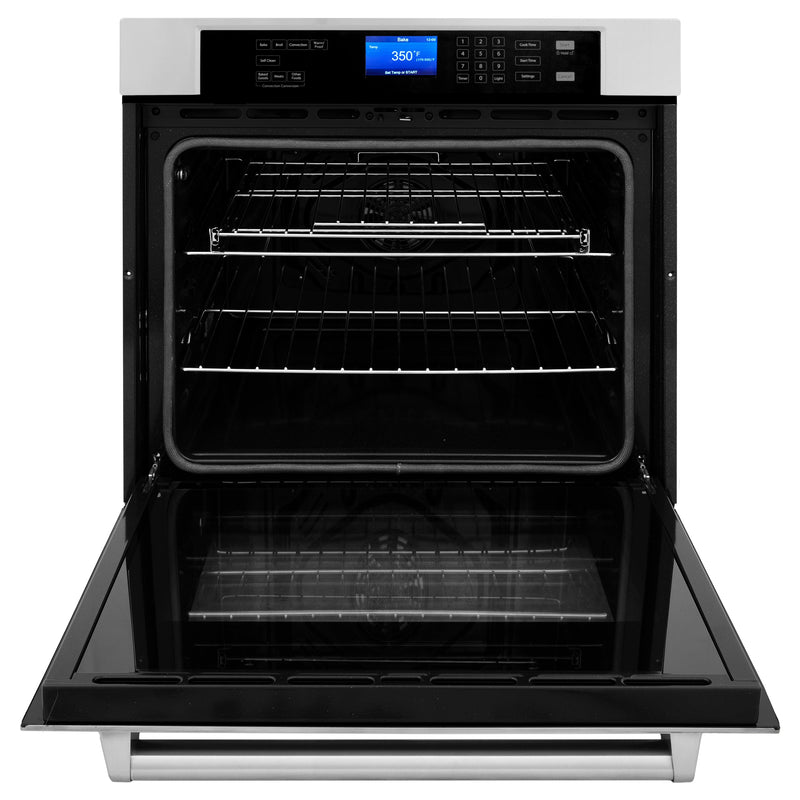 ZLINE Kitchen Package with 48 in. Stainless Steel Rangetop and 48 in. Single Wall Oven (2KP-RTAWS48)