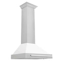 ZLINE 30 in. Stainless Steel Range Hood with Stainless Steel Handle and Colored Shell Options (KB4STX-30)