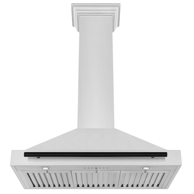 ZLINE 36 in. Autograph Edition Stainless Steel Range Hood with Stainless Steel Shell and Accents (KB4STZ-36)