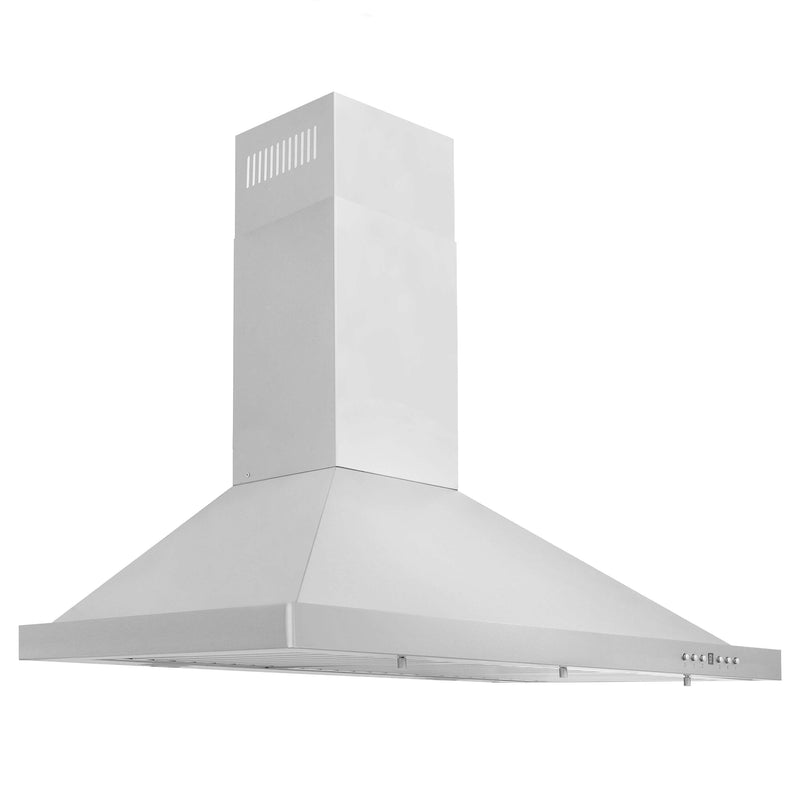 ZLINE 30 in. Recirculating Wall Mount Range Hood with Charcoal Filters in Stainless Steel (KB-CF-30)