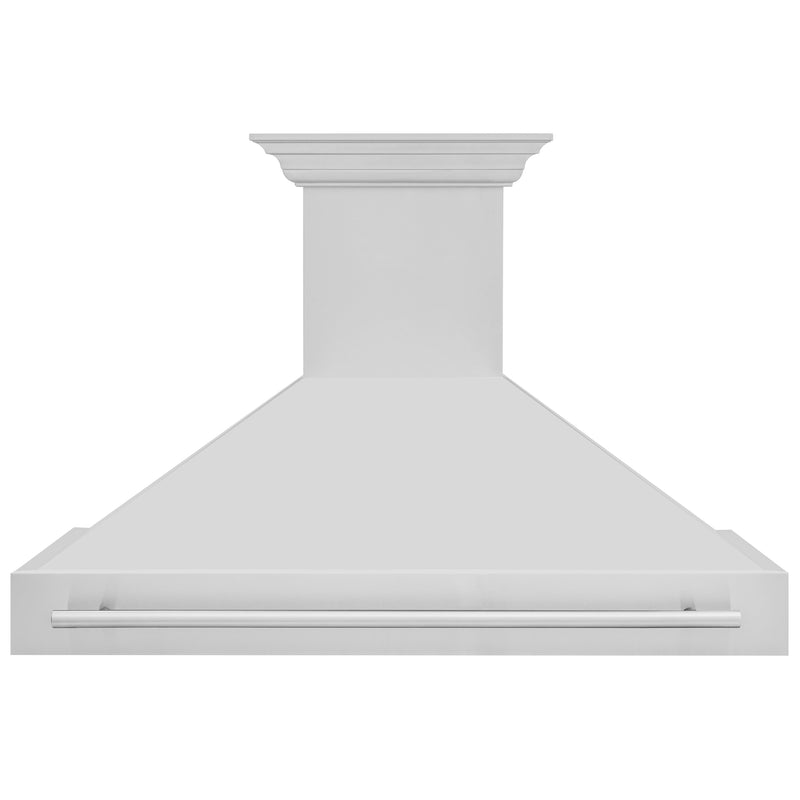 ZLINE 48 in. Stainless Steel Range Hood with Stainless Steel Handle (8654STX-48)