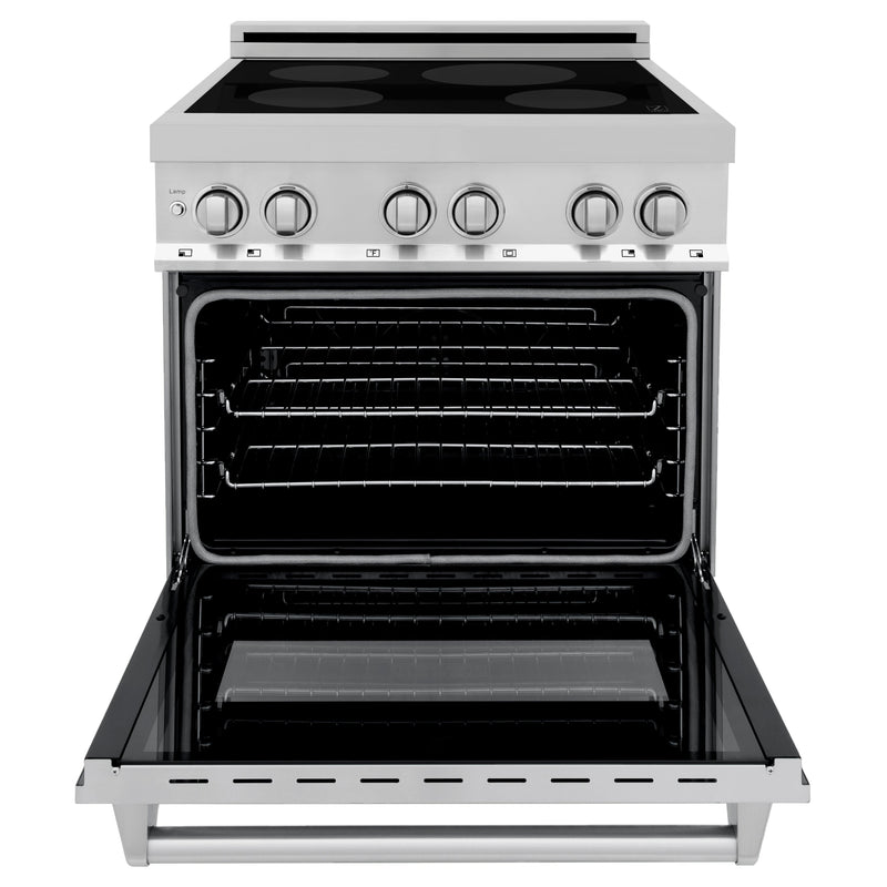 ZLINE 30 in. 4.0 cu. ft. Induction Range with a 4 Induction Element Stove and Electric Oven in Stainless Steel (RAIND-30)