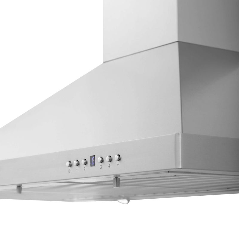 ZLINE 36 in. Recirculating Wall Mount Range Hood with Charcoal Filters in Stainless Steel (KB-CF-36)