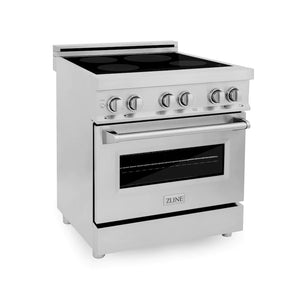 ZLINE 30" 4.0 cu. ft. Induction Range with a 4 Element Stove and Electric Oven in Stainless Steel