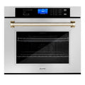 ZLINE 30" Autograph Edition Single Wall Oven with Self Clean and True Convection in Stainless Steel