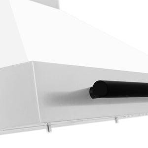 ZLINE 30" Autograph Edition Stainless Steel Range Hood with White Matte Shell
