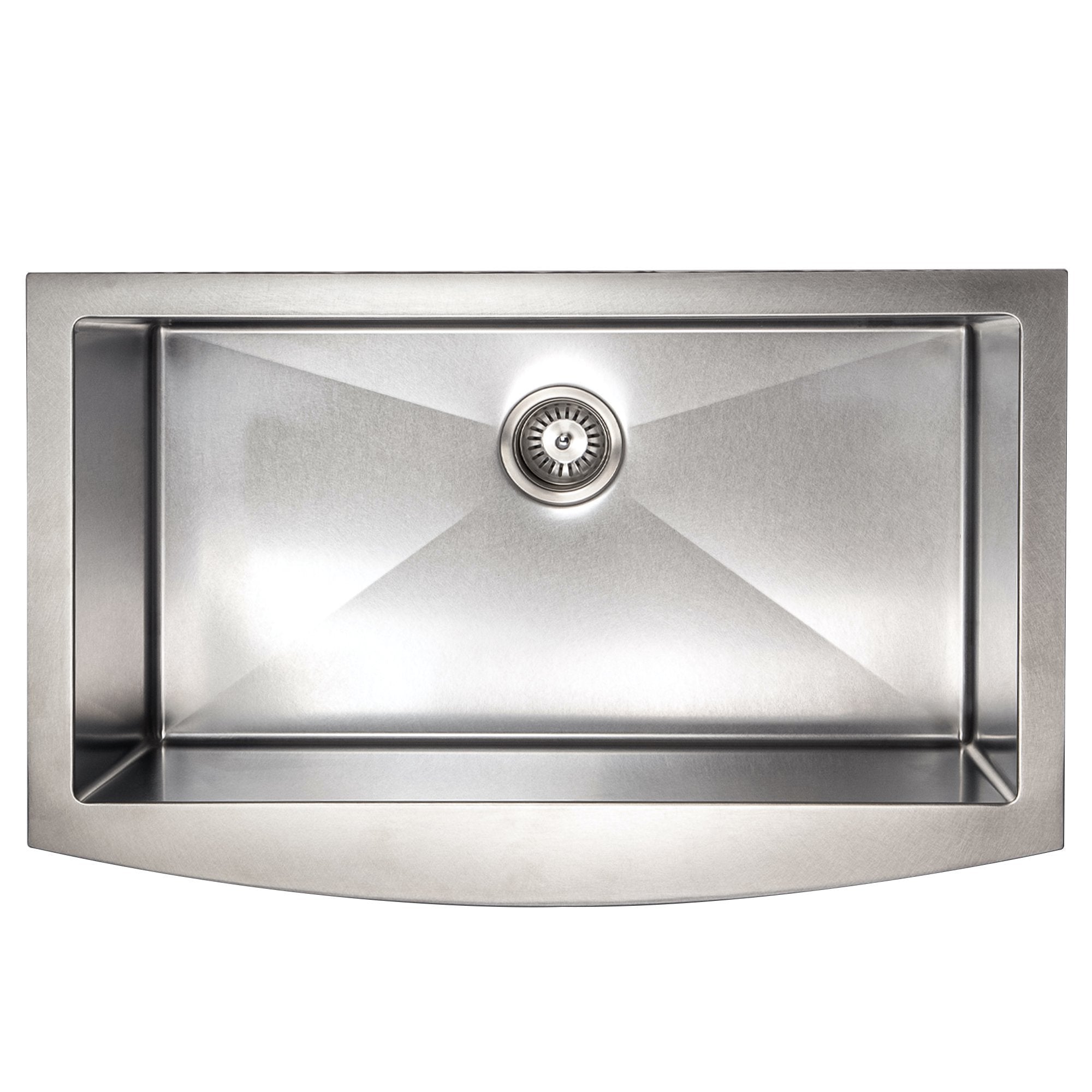 ZLINE 33 in. Vail Farmhouse Apron Mount Single Bowl Kitchen Sink with Bottom Grid (SAS)