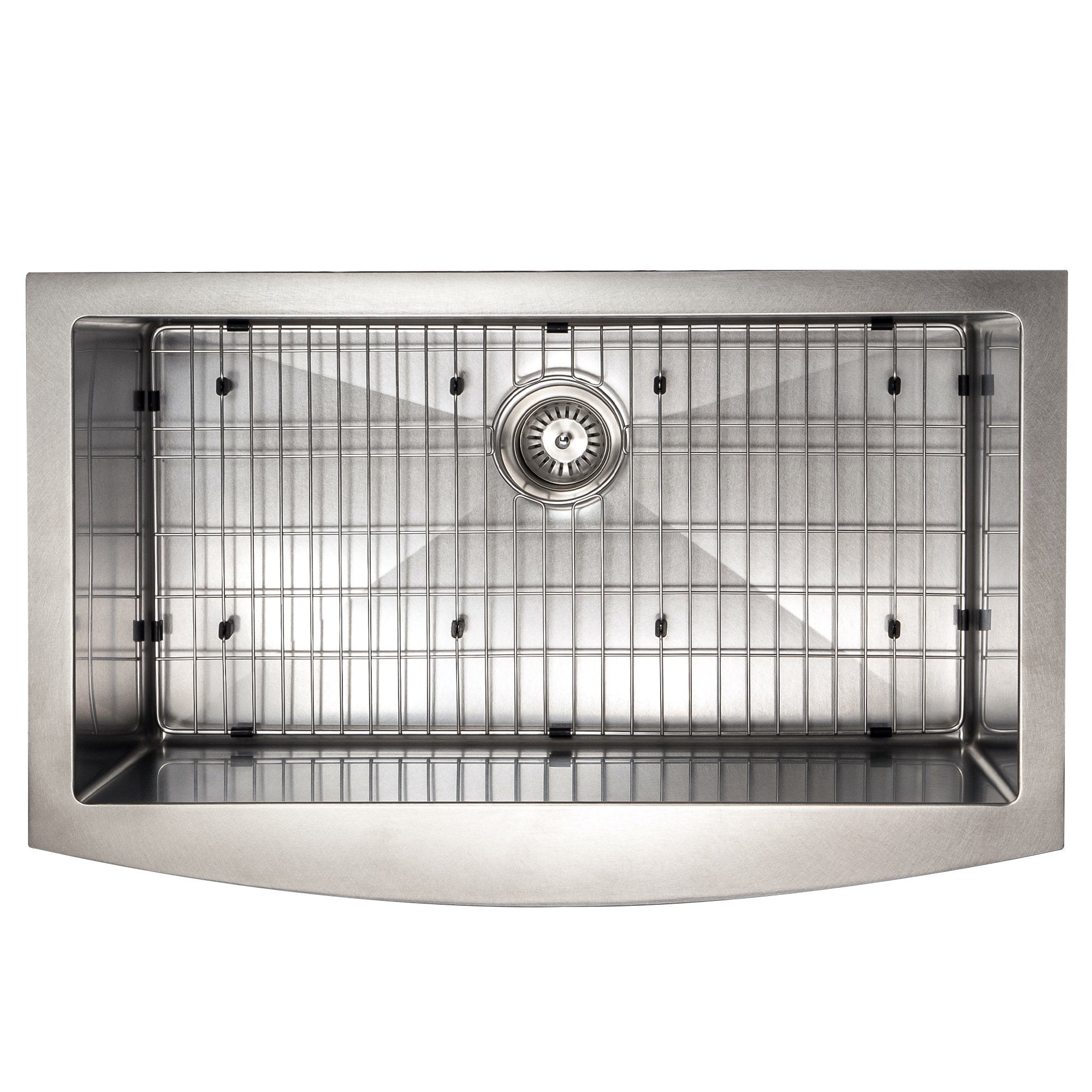 ZLINE 33 in. Vail Farmhouse Apron Mount Single Bowl Kitchen Sink with Bottom Grid (SAS)