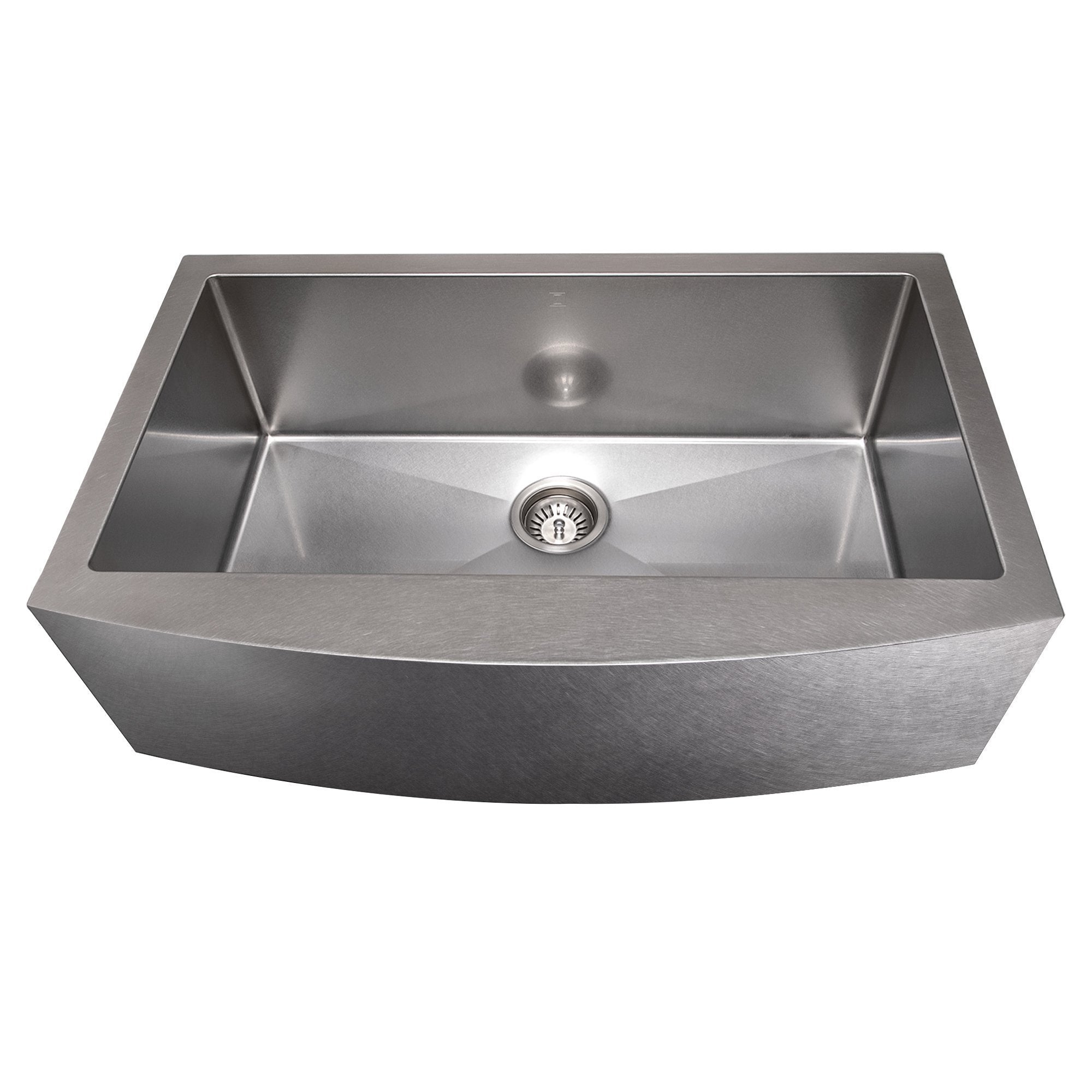 ZLINE 33 in. Vail Farmhouse Apron Mount Single Bowl Kitchen Sink with Bottom Grid (SAS)