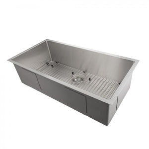 ZLINE 33" Meribel Undermount Single Bowl Kitchen Sink with Bottom Grid 