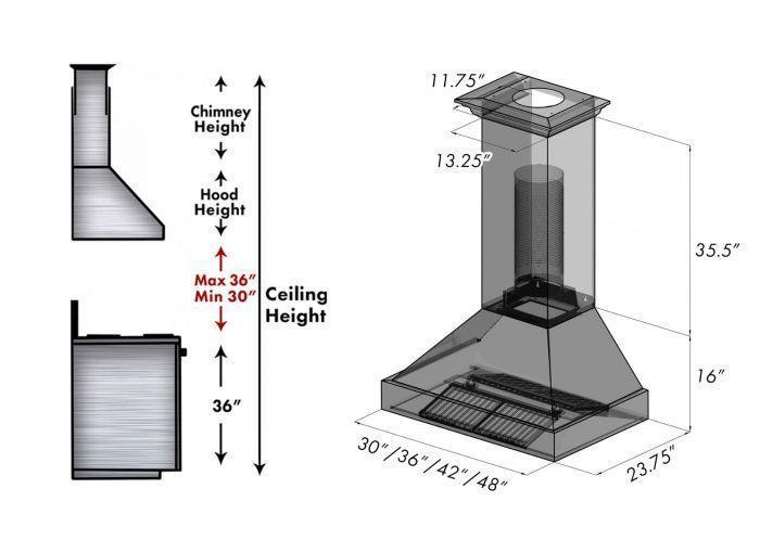 ZLINE Appliance Package - 36 in. Kitchen Package with DuraSnow® Stainless Dual Fuel Range, Ducted Vent Range Hood and Dishwasher - 3KP-RASRH36-DW