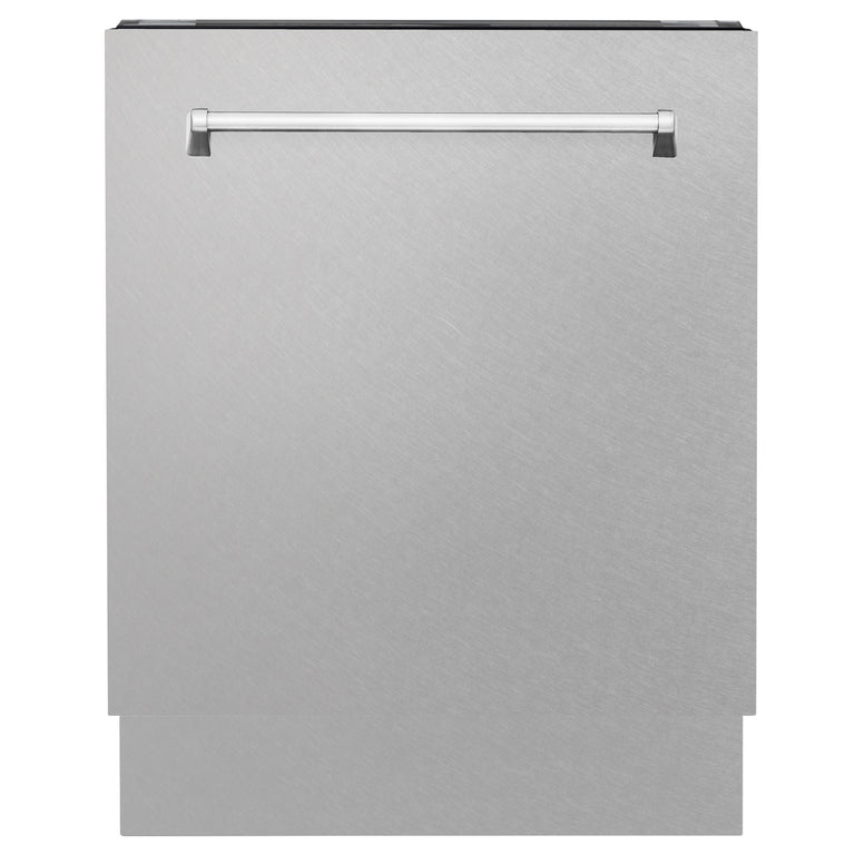 ZLINE Appliance Package - 36 in. DuraSnow® Stainless Steel Gas Range, Ducted Range Hood and Dishwasher - 3KP-RGSRH36-DWV