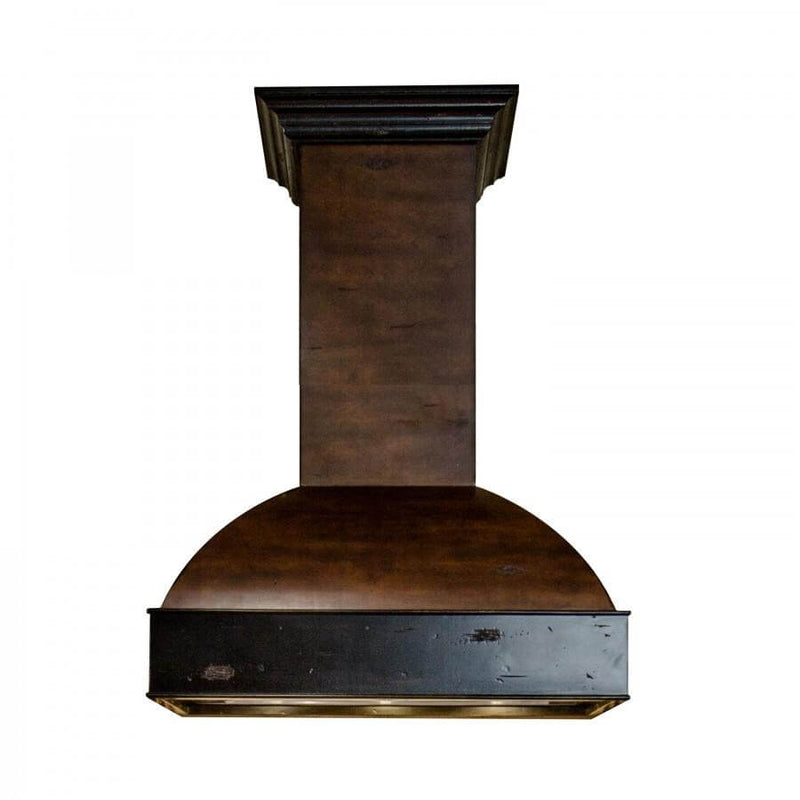 ZLINE 36 in. Wooden Wall Mount Range Hood in Antigua and Walnut (369AW-36)