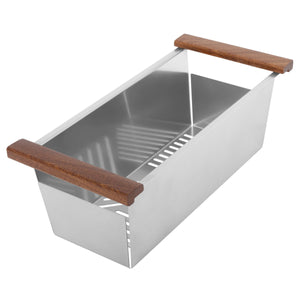 ZLINE 45" Garmisch Undermount Single Bowl Kitchen Sink with Bottom Grid and Accessories 