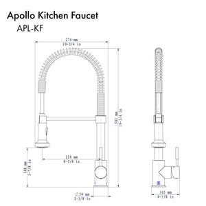 ZLINE Apollo Kitchen Faucet with Color Options