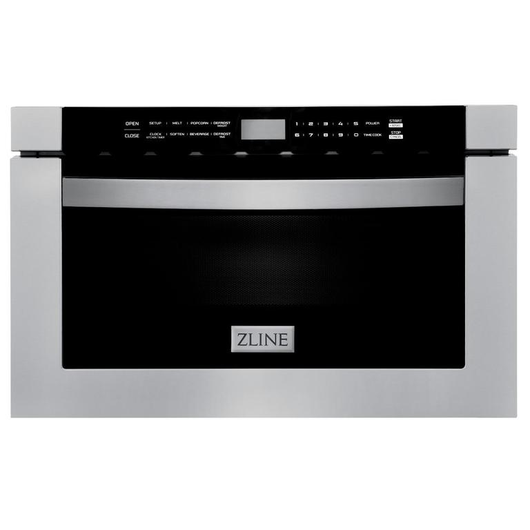 ZLINE Appliance Package - 36 in. Gas Range, Range Hood, Microwave Drawer, Dishwasher - 4KP-RGRH36-MWDW
