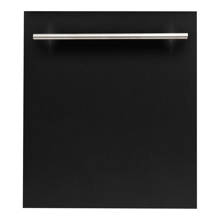 ZLINE Appliance Package - 36" Kitchen Package with Black Stainless Steel Gas Range, Range Hood, Microwave Drawer and Dishwasher - 4KP-RGBRH36-MWDW