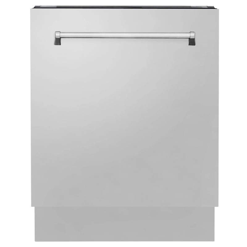 ZLINE Appliance Package -Kitchen Package with Refrigeration, 30" Stainless Steel Gas Rangetop, 30" Convertible Vent Range Hood, 30" Double Wall Oven, and 24" Tall Tub Dishwasher - 5KPR-RTRH30-AWDDWV