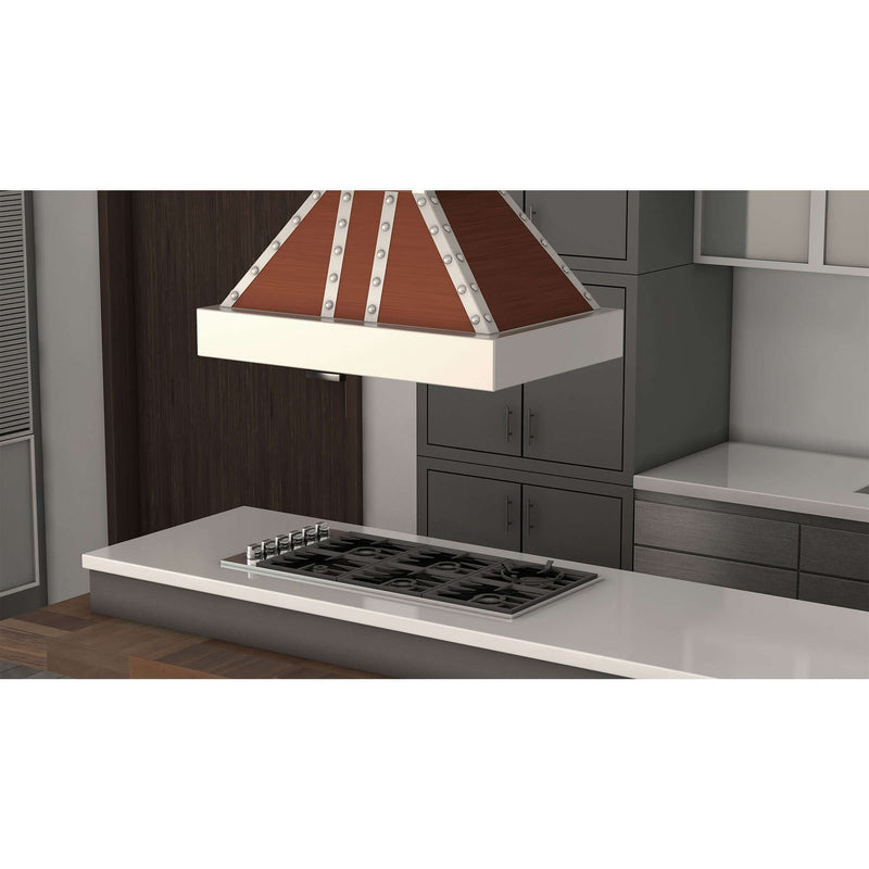 ZLINE 30 in. Designer Series Copper Island Range Hood (655i-CSSSS-30)