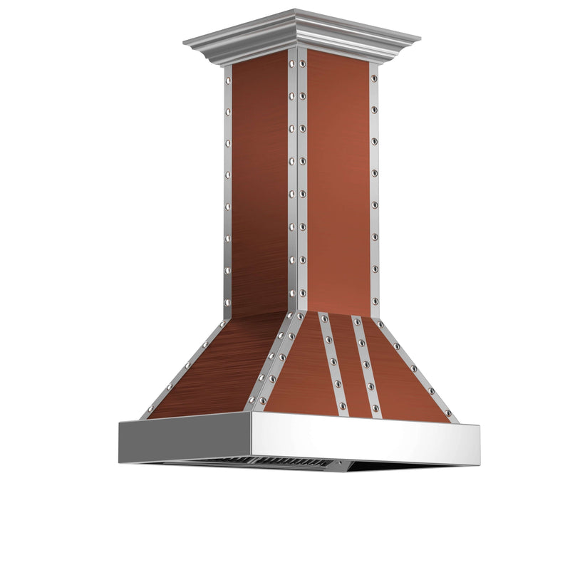 ZLINE 30 in. Designer Series Copper Island Range Hood (655i-CSSSS-30)