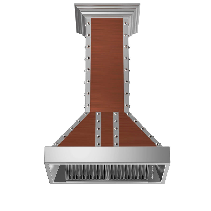 ZLINE 30 in. Designer Series Copper Island Range Hood (655i-CSSSS-30)