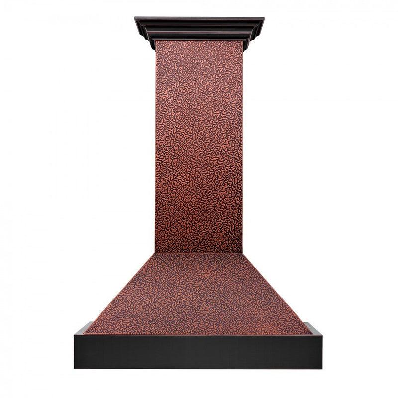 ZLINE Designer Series Wall Mount Range Hood in Copper with Size Options (655-EBXXX)