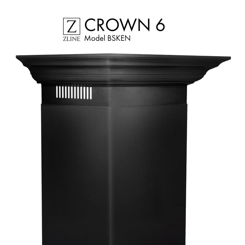 ZLINE Crown Molding Profile 6 for Wall Mount Range Hood (CM6-BSKEN)