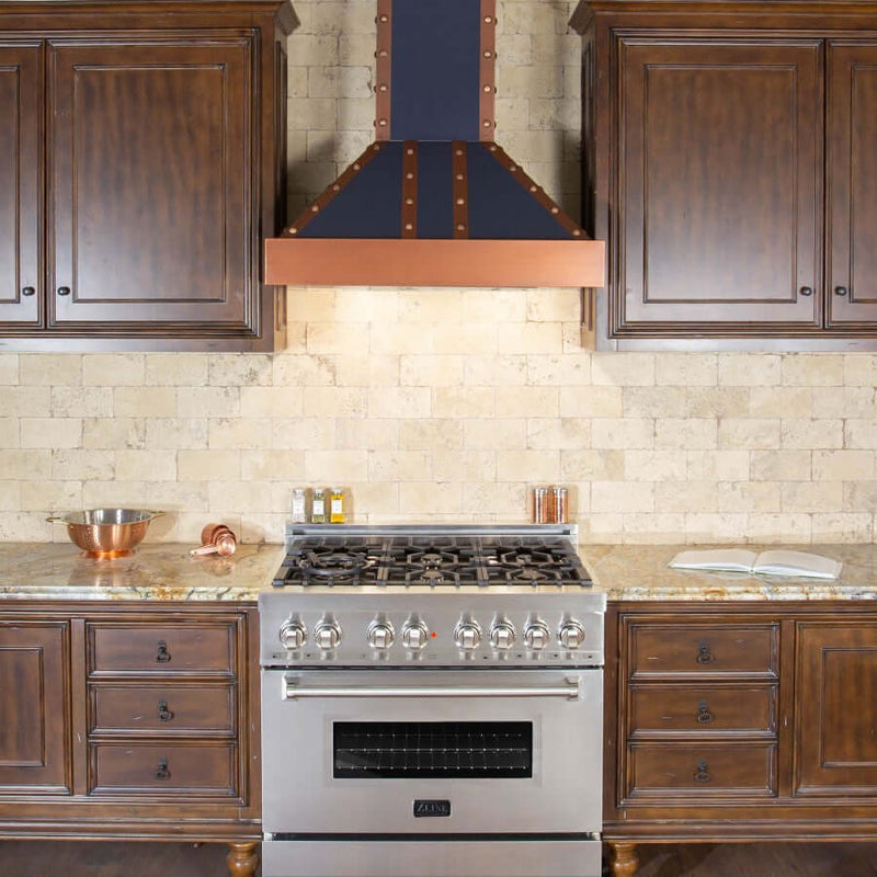 ZLINE 36 in. Designer Series Wall Mount Range Hood in Oil-Rubbed Bronze (655-BCCCC-36)