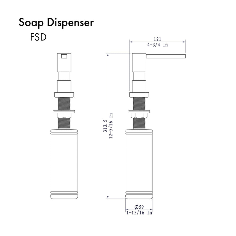 ZLINE Faucet Soap Dispenser (FSD)