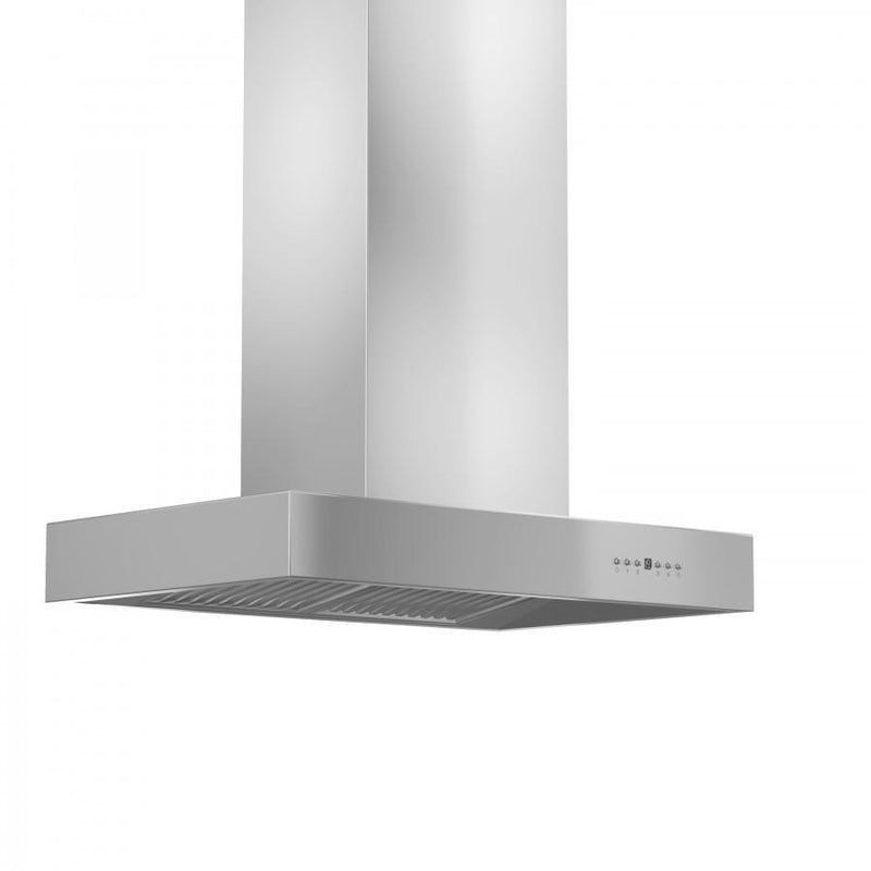 ZLINE Ducted Outdoor Island Mount Range Hood in Stainless Steel (KECOMi-304)