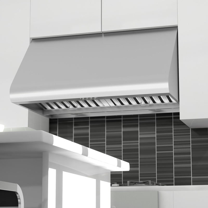 ZLINE Under Cabinet Range Hood in Stainless Steel with Recirculating Options (527)