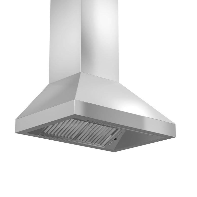 ZLINE Professional Convertible Vent Wall Mount Range Hood in Stainless Steel (597)