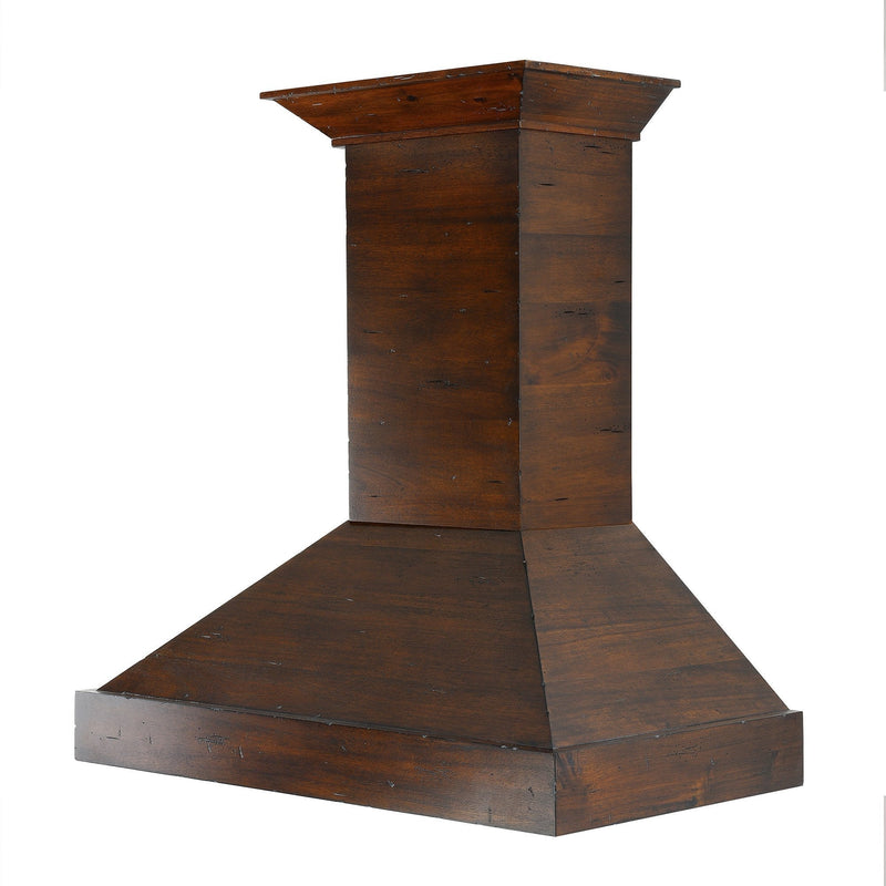 ZLINE Convertible Vent Wooden Wall Mount Range Hood in Walnut (KBRR)